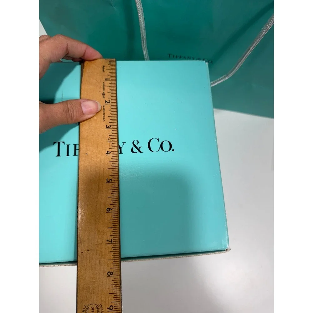 Tiffany & Co Blue Gift Box‎ and Shopping Bag Set Large Square Cube Packaging